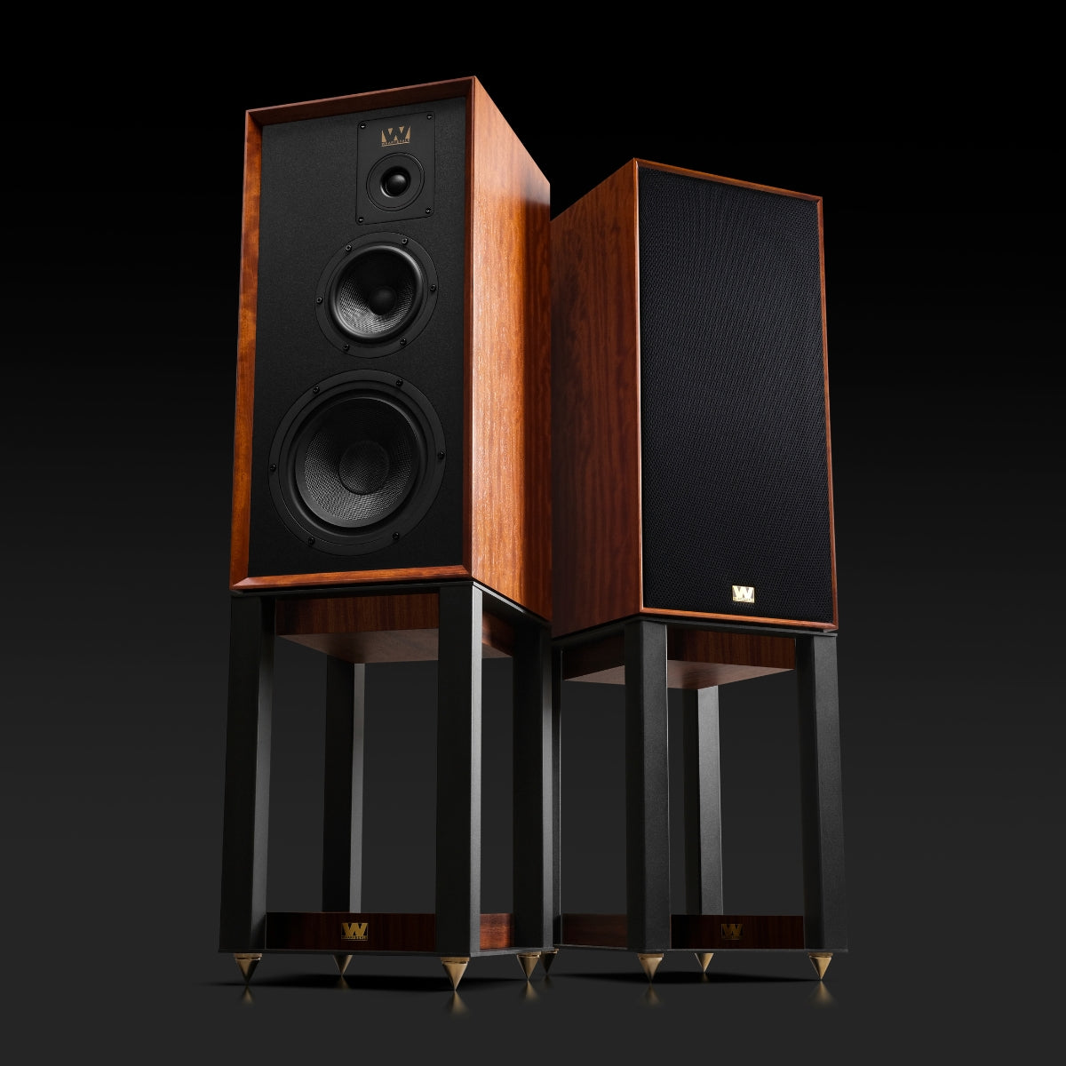 Wharfedale Super Linton Loudspeakers Mahogany #colour_mahogany