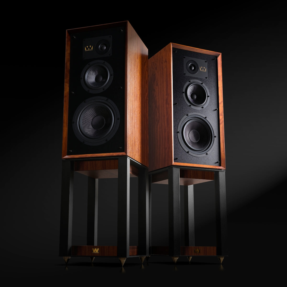 Wharfedale Super Linton Loudspeakers Mahogany #colour_mahogany