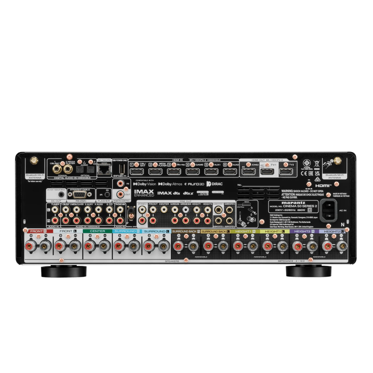 Marantz CINEMA 50 Series 2 9.4-Channel AV Receiver