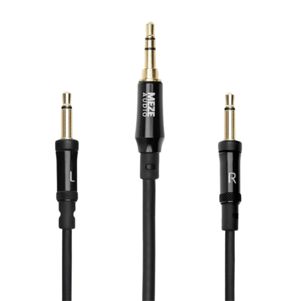 Meze Mono 3.5 mm to 3.5 mm 1.5 M Soft TPE Cable With Black Aluminium Standard Cable