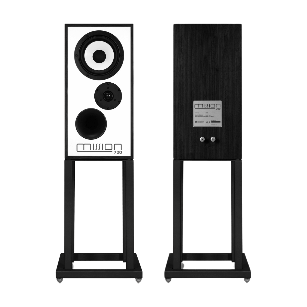Mission 700 Speakers with stands #colour_black