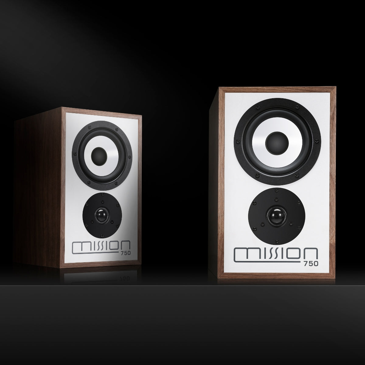 Mission 750 bookshelf speakers new release #colour_walnut