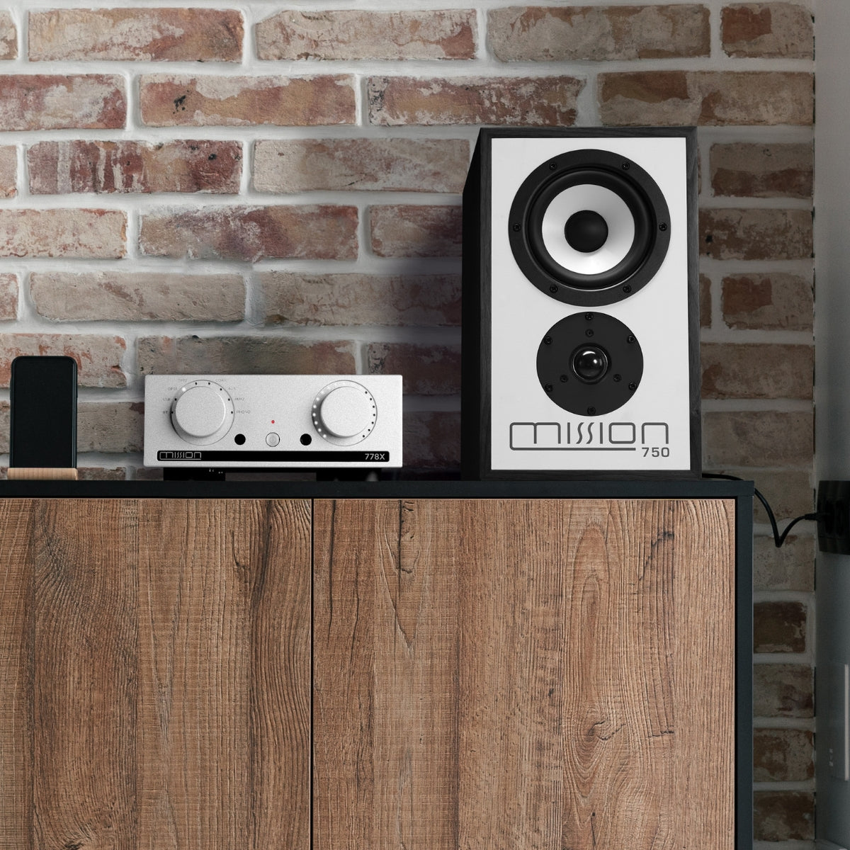 Mission 750 bookshelf speakers new release #colour_black