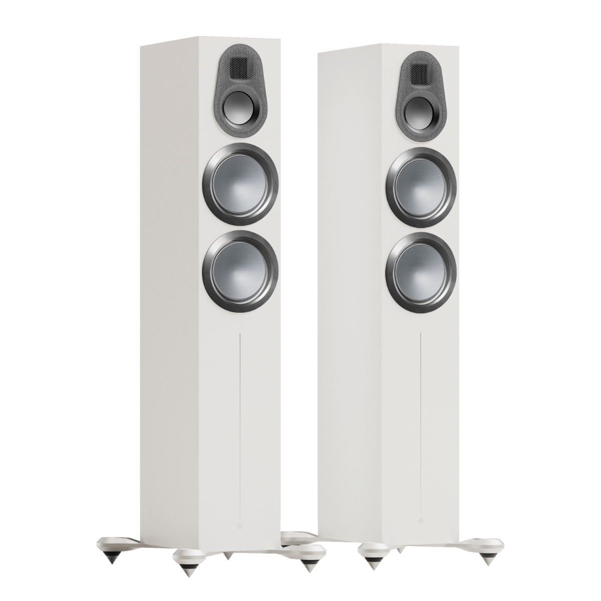 Monitor Audio Gold 300 6G Floorstanding Speakers #colour_satin white