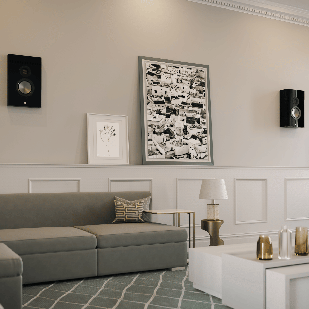Monitor Audio Gold 6G On-Wall Speakers #colour_high gloss black