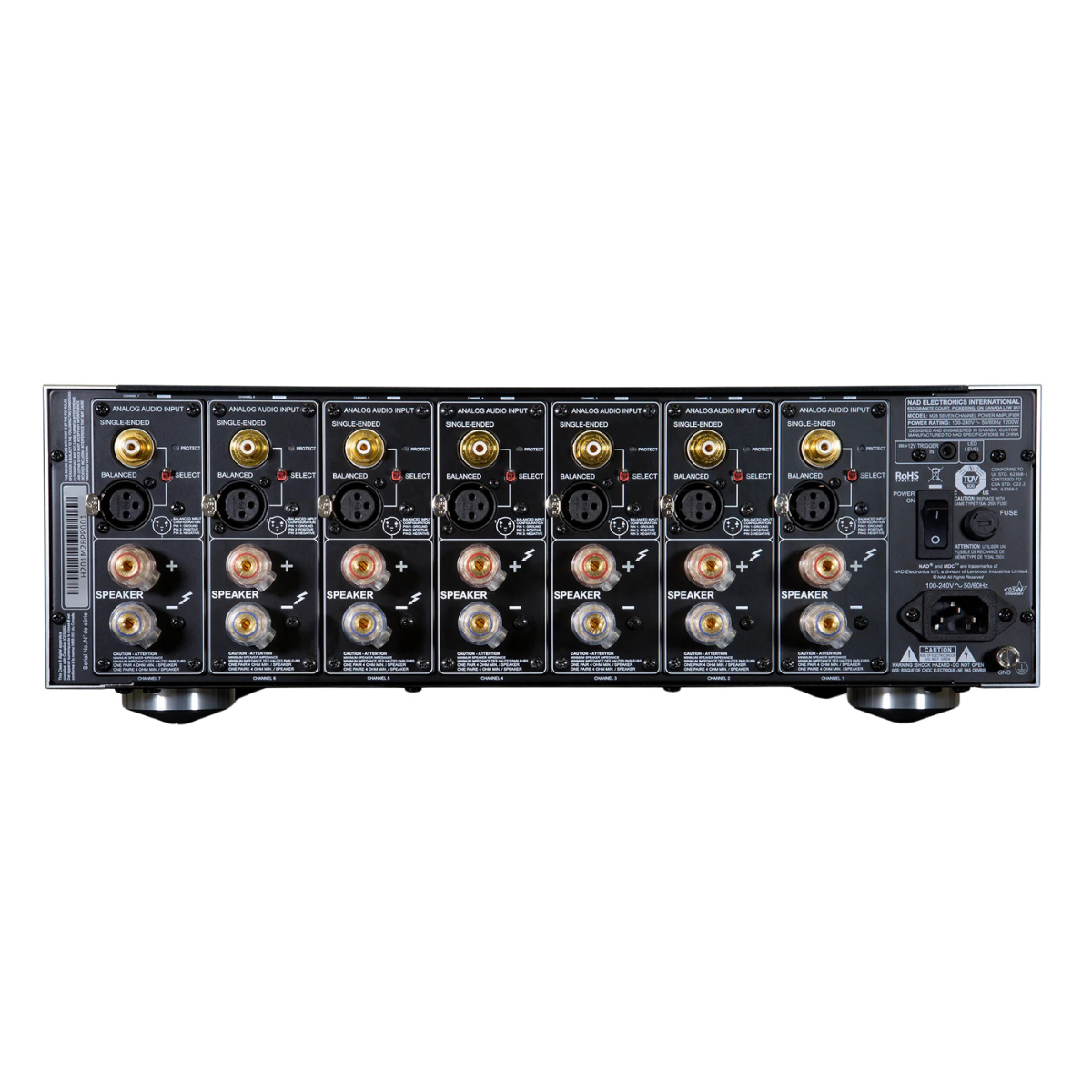 NAD M28 Seven Channel Power Amplifier | NAD