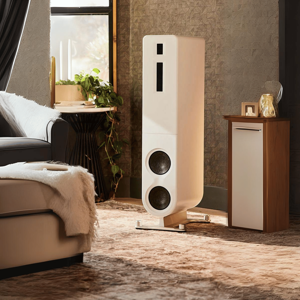PS Audio Aspen FR10 Floorstanding Speakers White #colour_pearl white