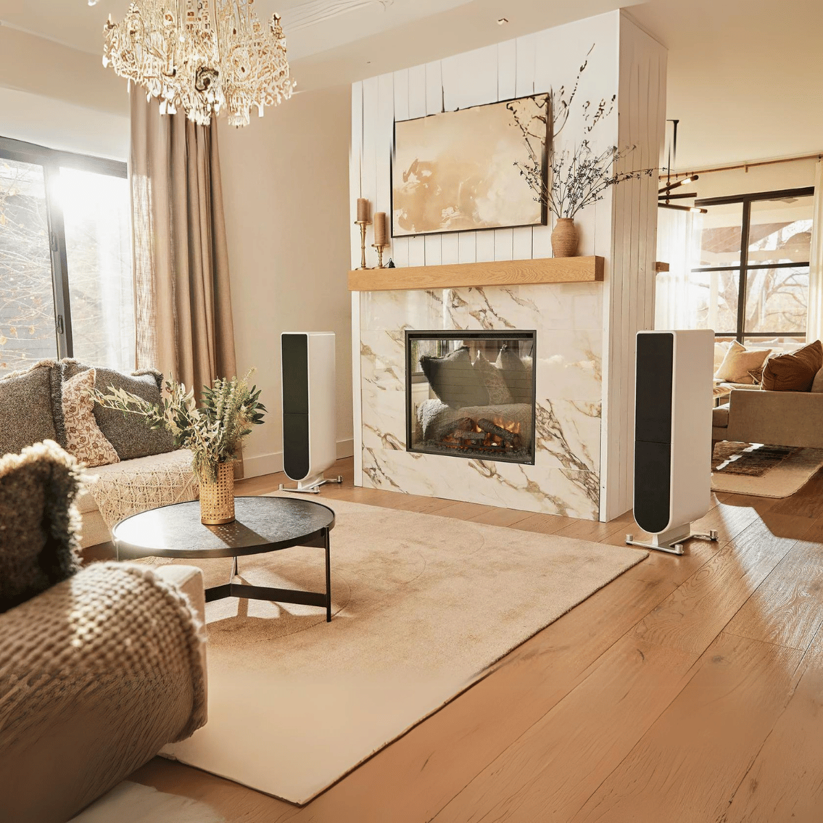 PS Audio Aspen FR10 Floorstanding Speakers White #colour_pearl white