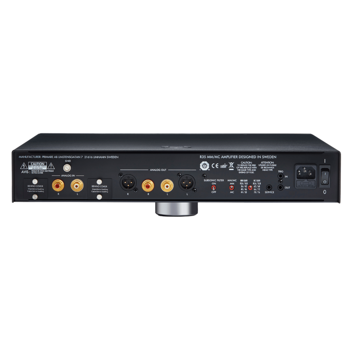 Primare R35 Phono Preamplifier Black #colour_black