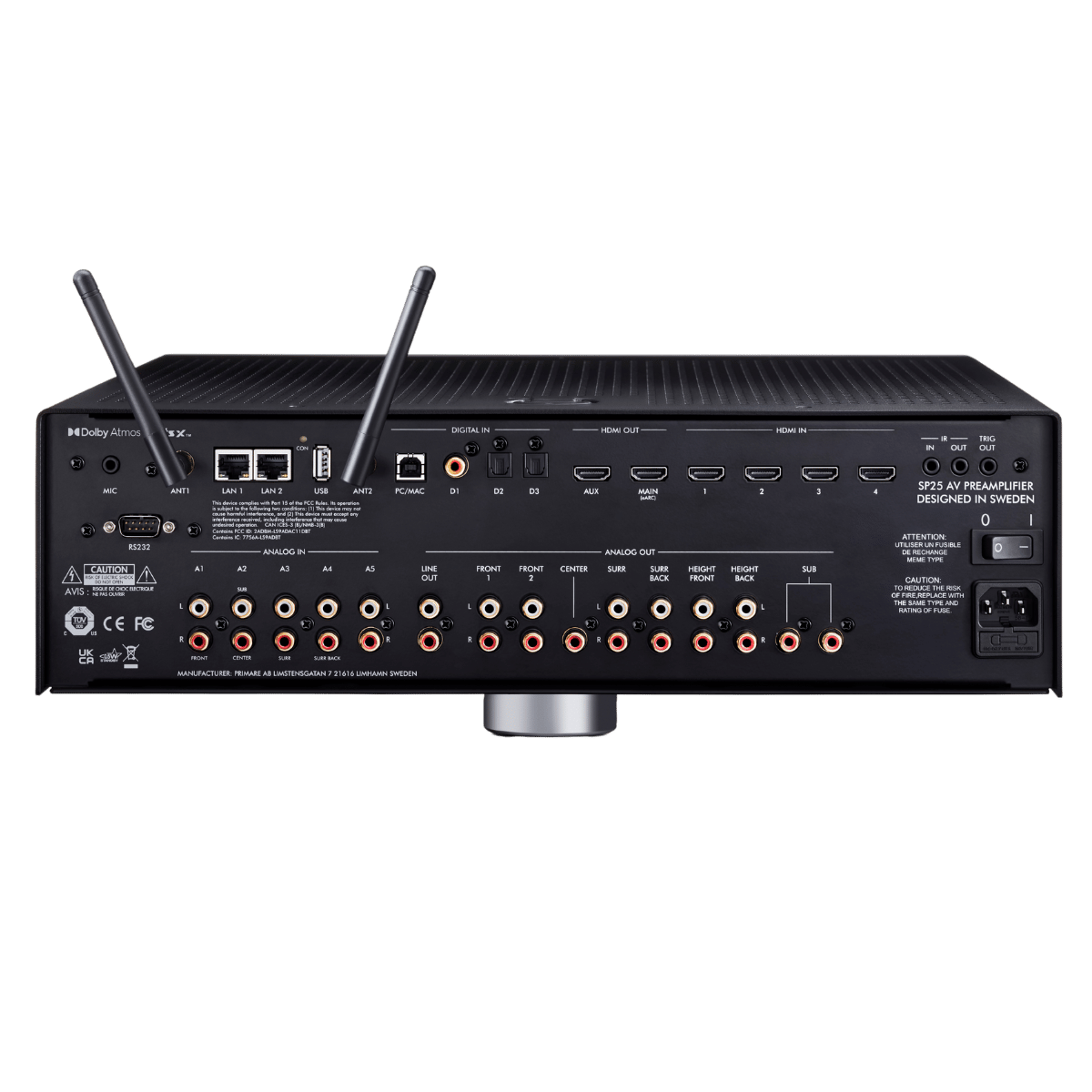 Primare SP25 Prisma 11-channel AV Preamplifier Black #colour_black