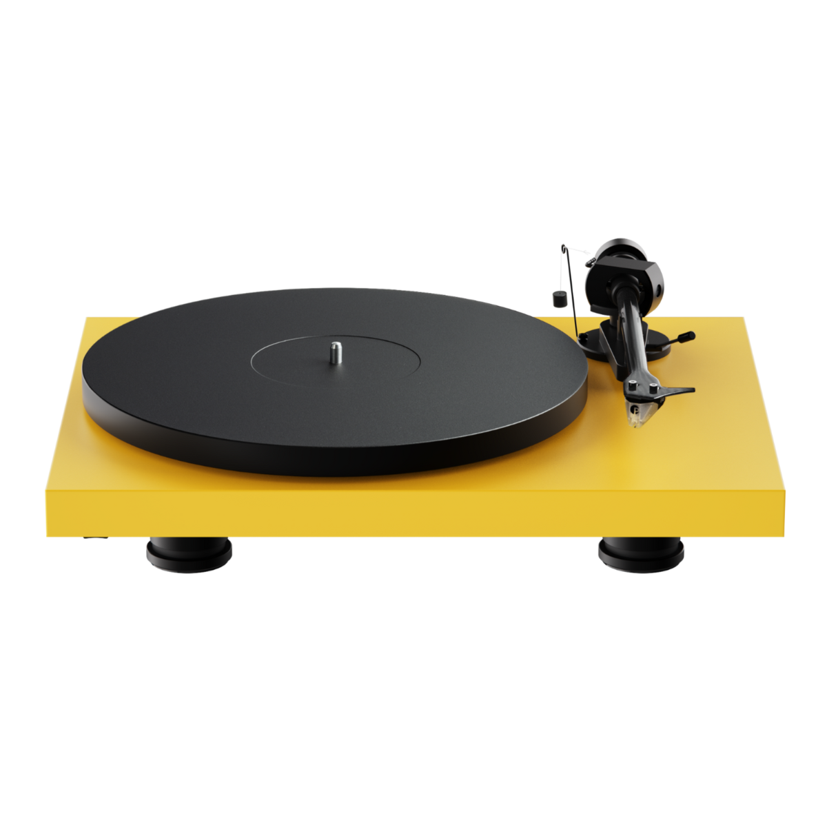 Pro-Ject Debut Evo 2 Turntable #colour_Satin Golden Yellow