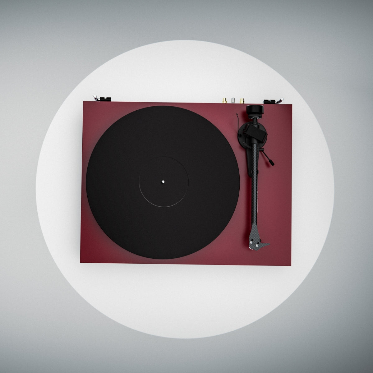Pro-Ject Debut Evo 2 Turntable #colour_Satin Wine Red