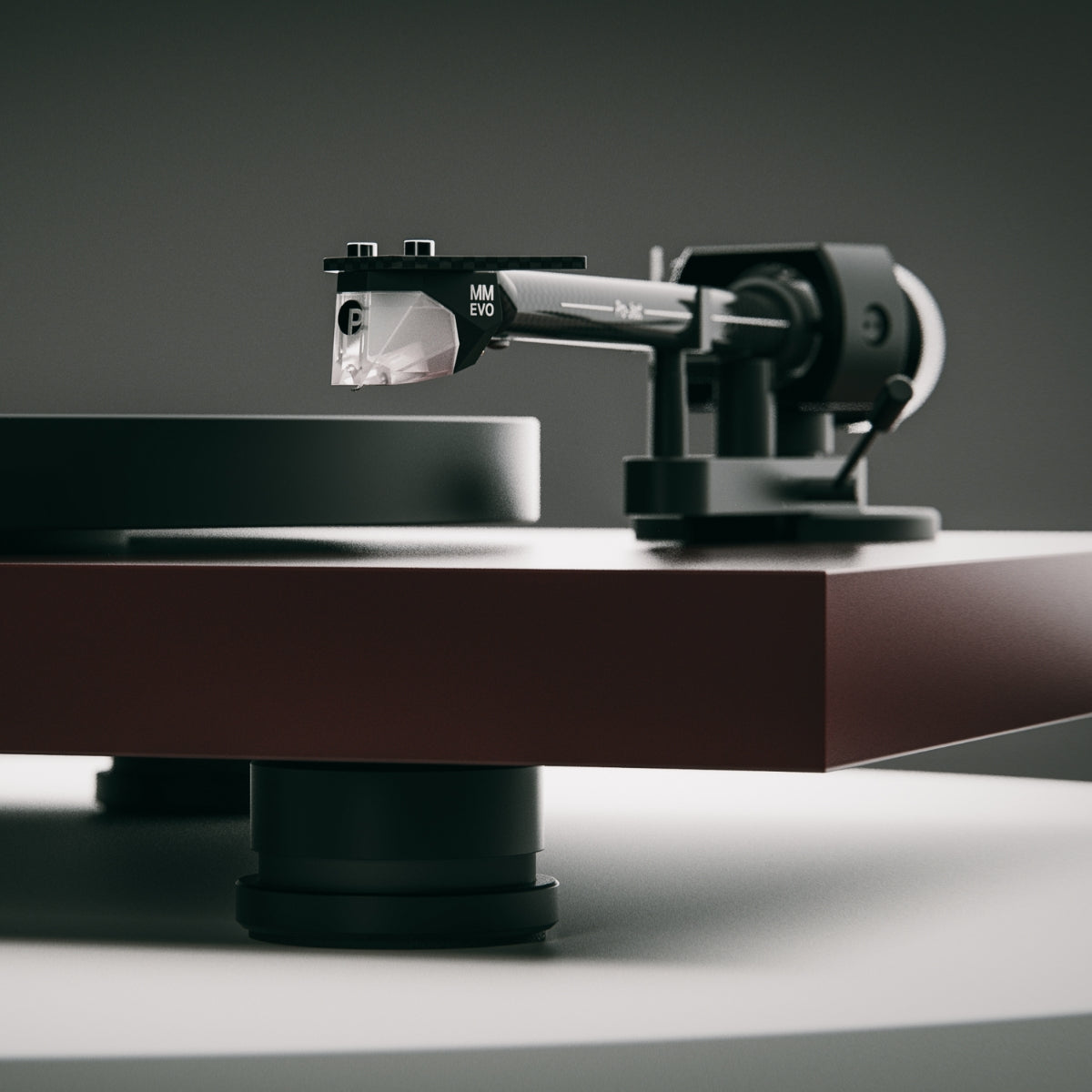 Pro-Ject Debut Evo 2 Turntable #colour_Satin Wine Red