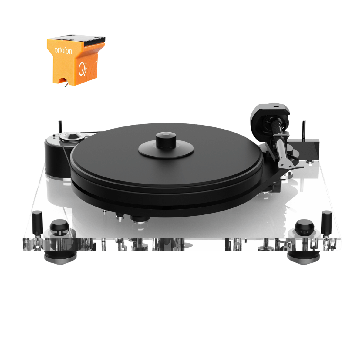 Pro-Ject 6Perspex Turntable #Cartridge_Ortofon Quintet Bronze
