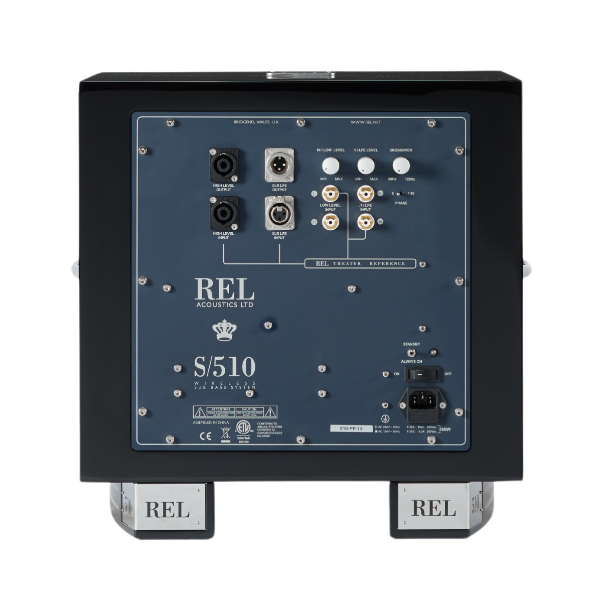 REL S/510 10" Subwoofer #colour_black