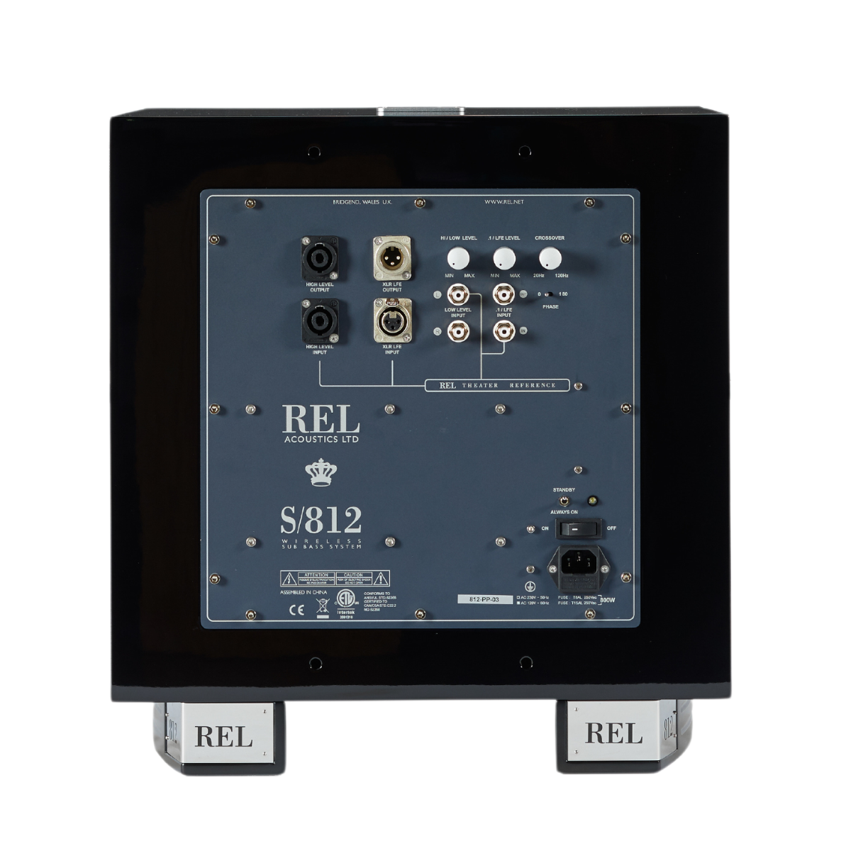 REL S/812 12" Subwoofer #colour_black