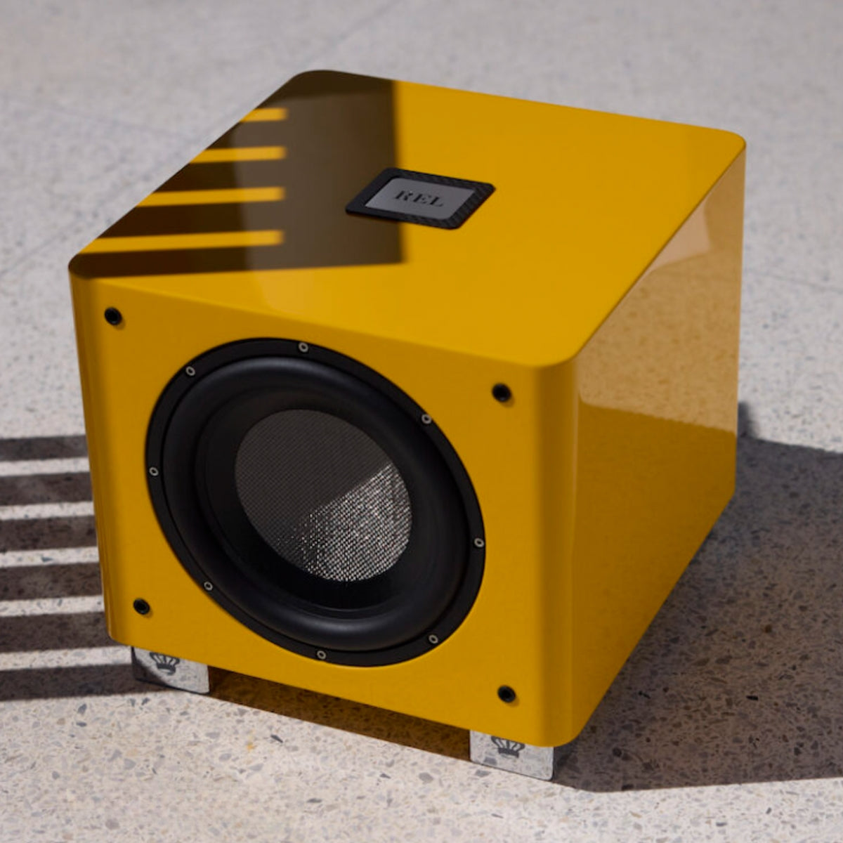 REL T/9X Special Edition 10" Subwoofer #colour_yellow