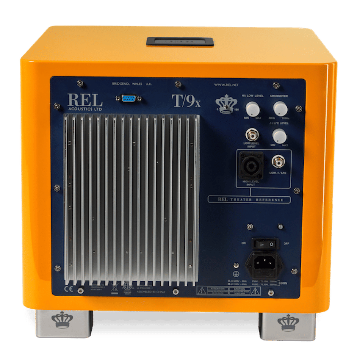 REL T/9X Special Edition 10" Subwoofer #colour_orange