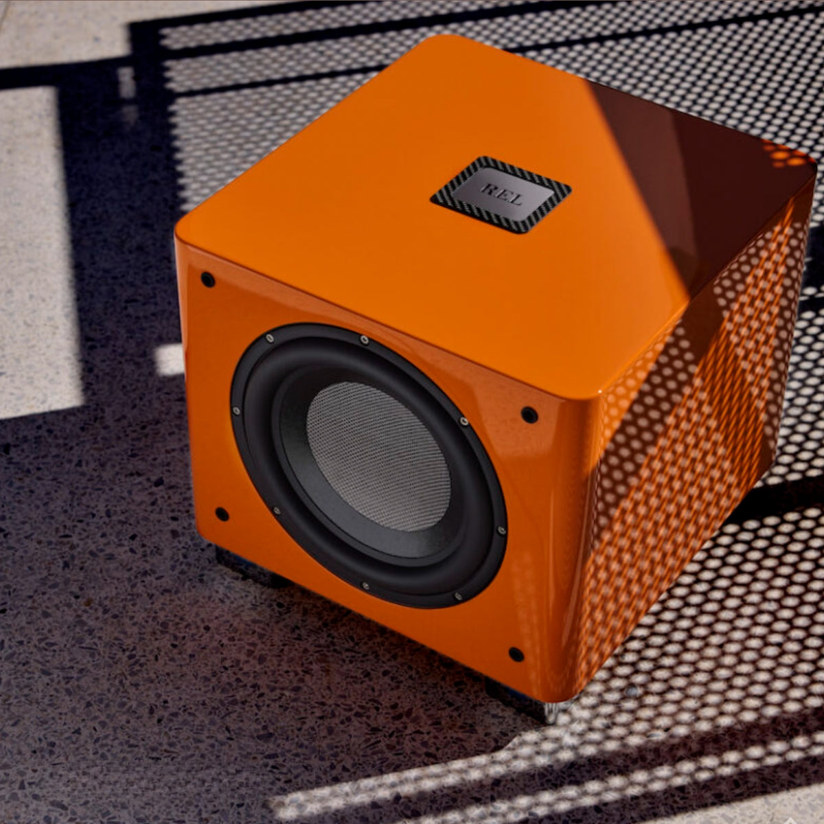 REL T/9X Special Edition 10" Subwoofer #colour_orange
