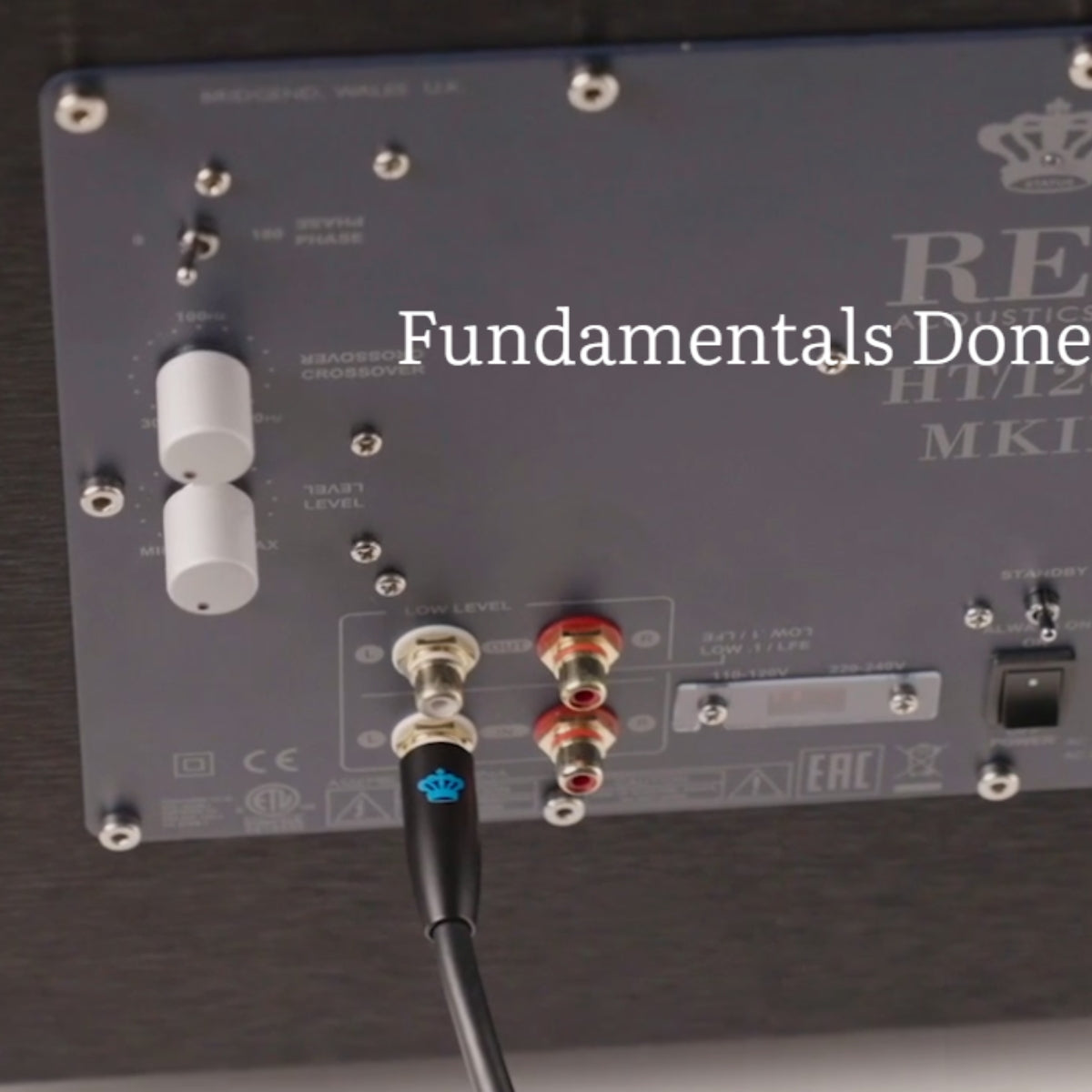 REL Commander .1/LFE Subwoofer Cable