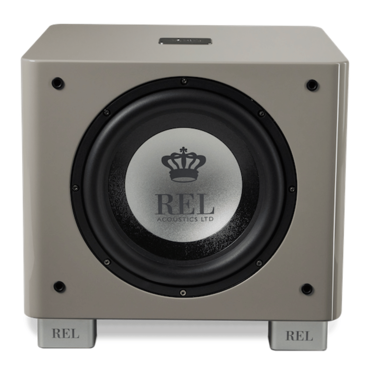REL T9X 10" subwoofer #colour_high gloss grey