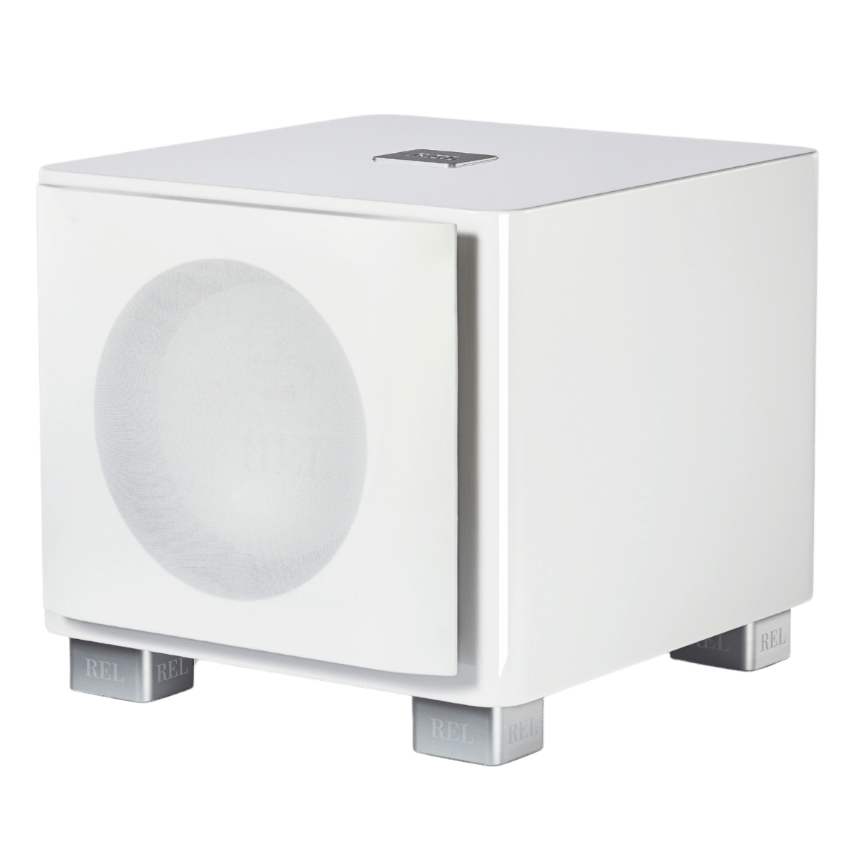 REL T9X 10" subwoofer #colour_high gloss white