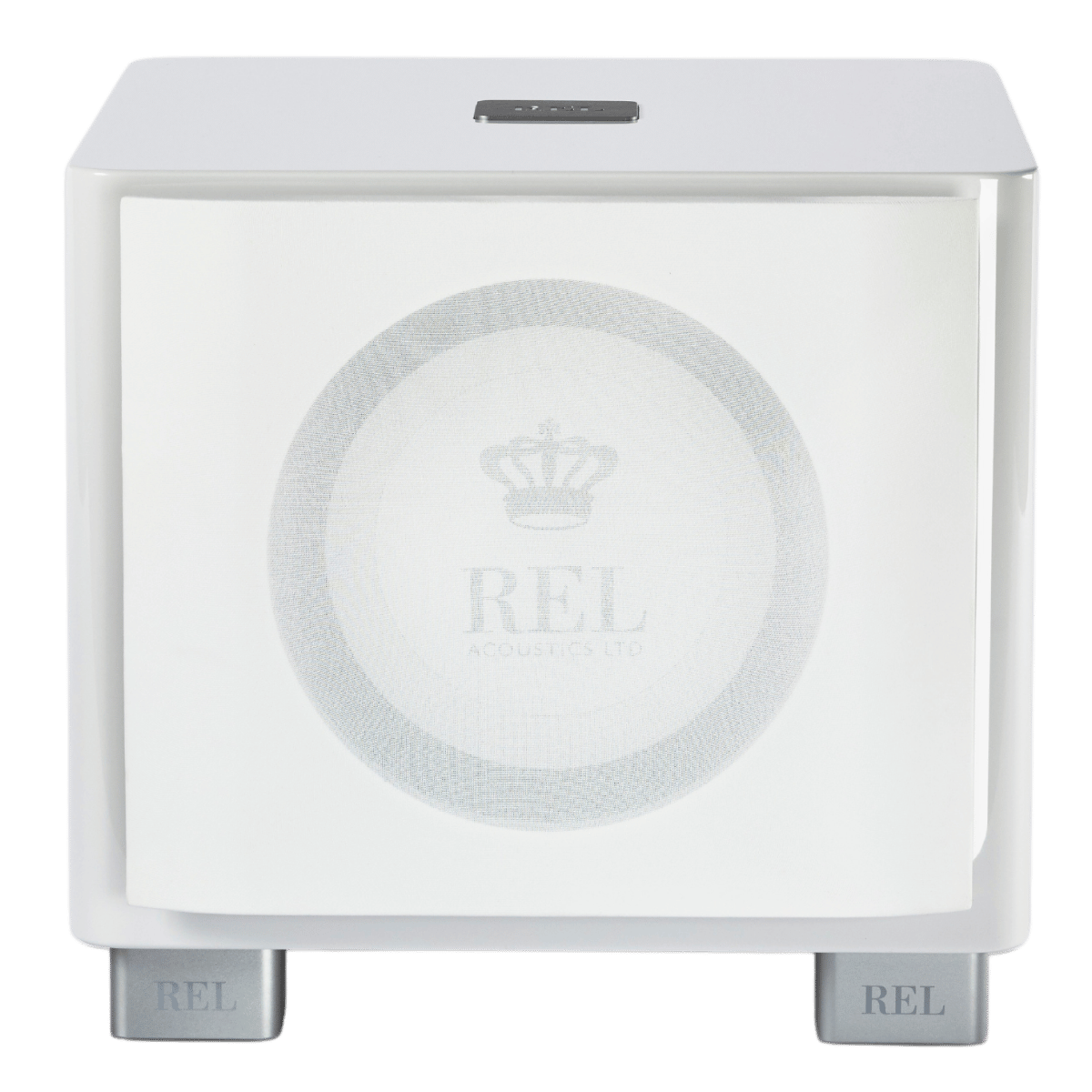 REL T9X 10" subwoofer #colour_high gloss white