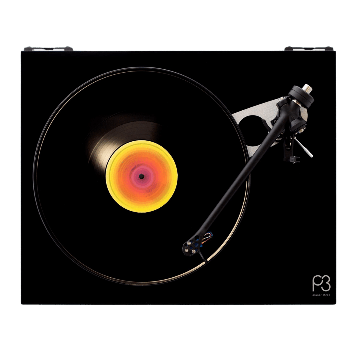 Rega Planar 3 Turntable Black #colour_gloss black