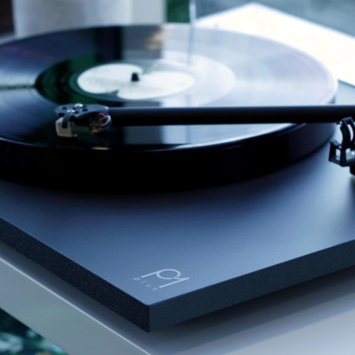 Rega Planar 1 Plus Turntable with built in Phono Stage Matte Black #colour_matte black