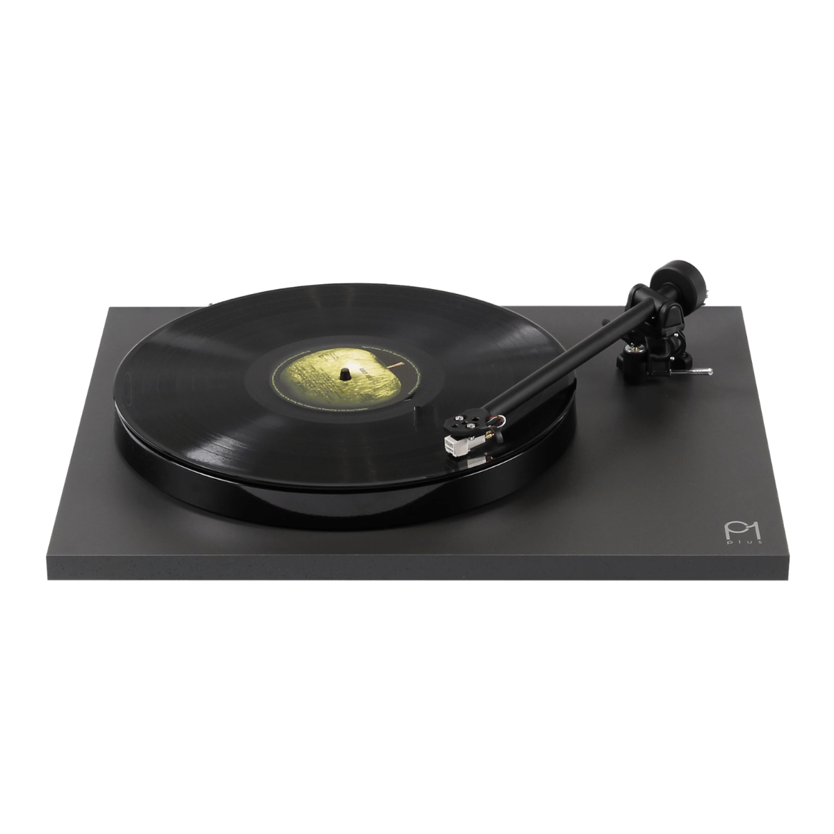 Rega Planar 1 Plus Turntable with built in Phono Stage Matte Black #colour_matte black