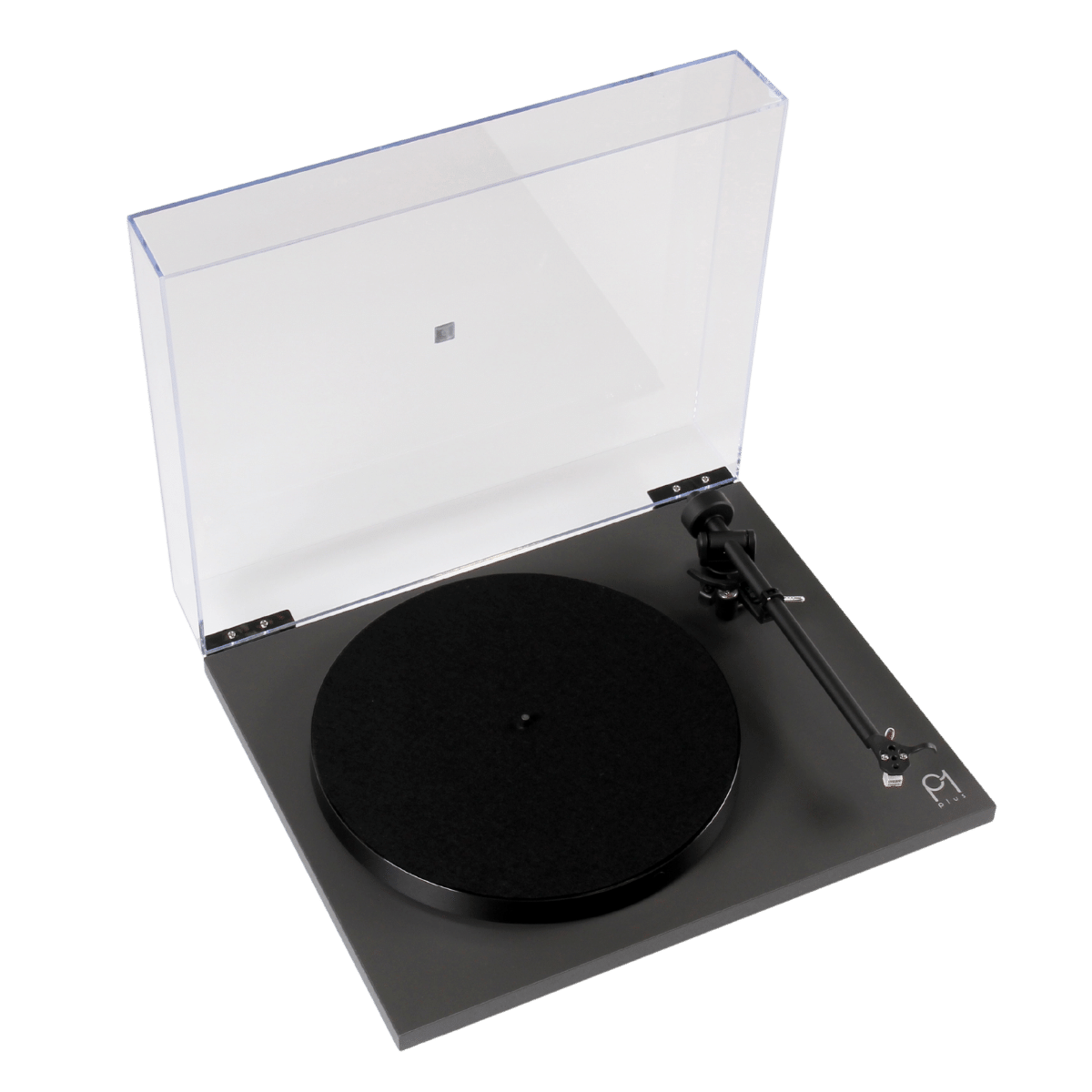 Rega Planar 1 Plus Turntable with built in Phono Stage Matte Black #colour_matte black