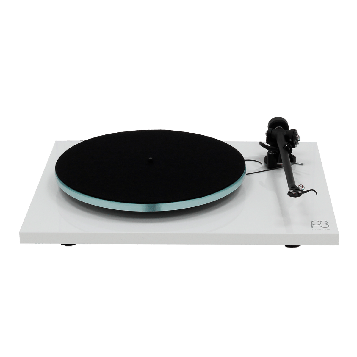 Rega Planar 3 Turntable White No Cart #colour_gloss white
