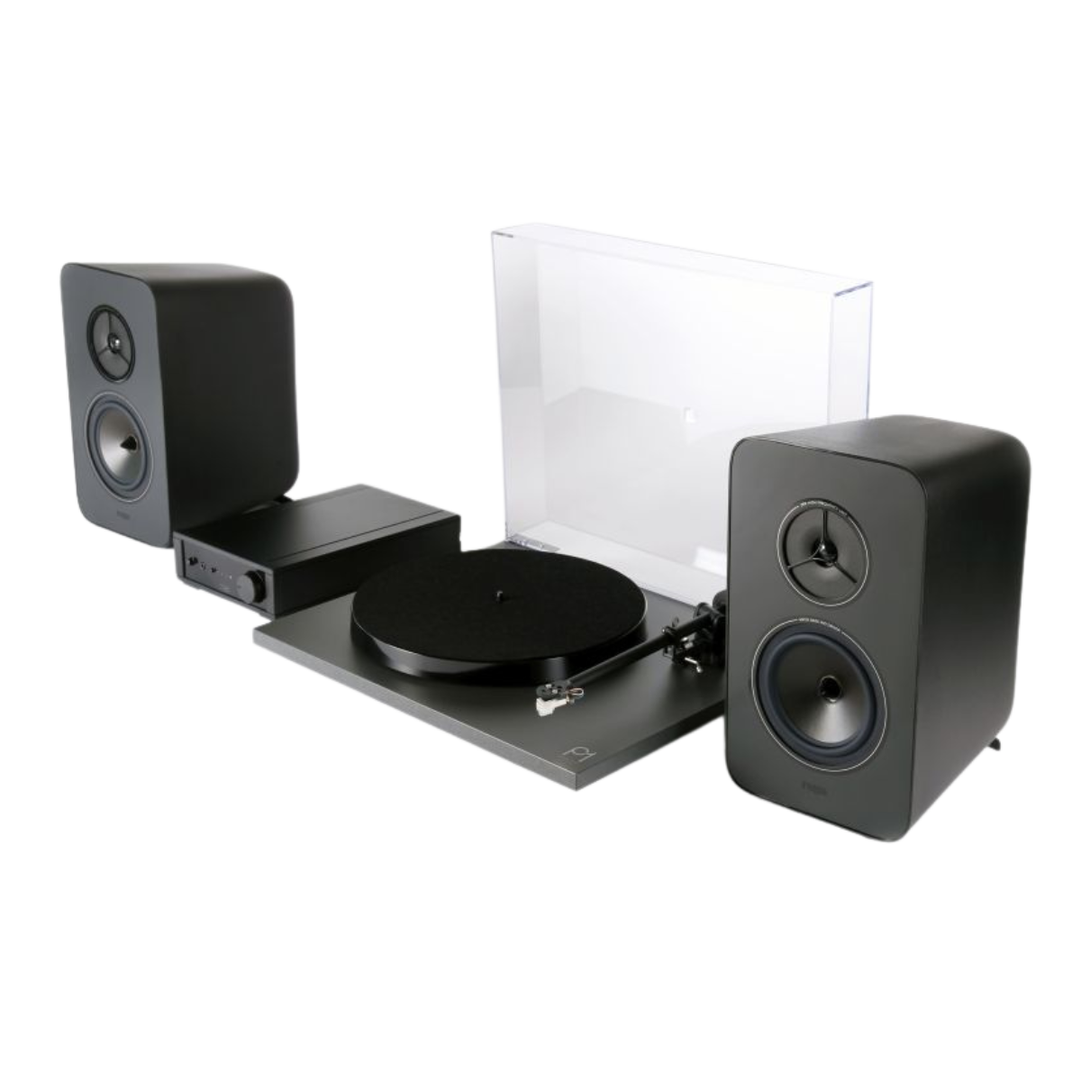 Rega System One Hi-Fi Pack Side Angle