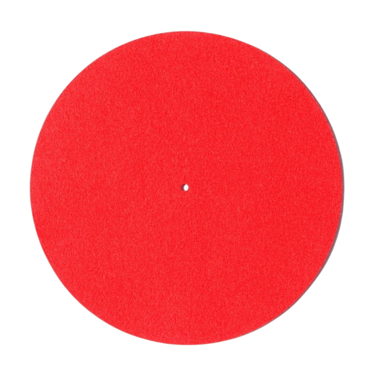 RegaTurntableFeltMat-Red