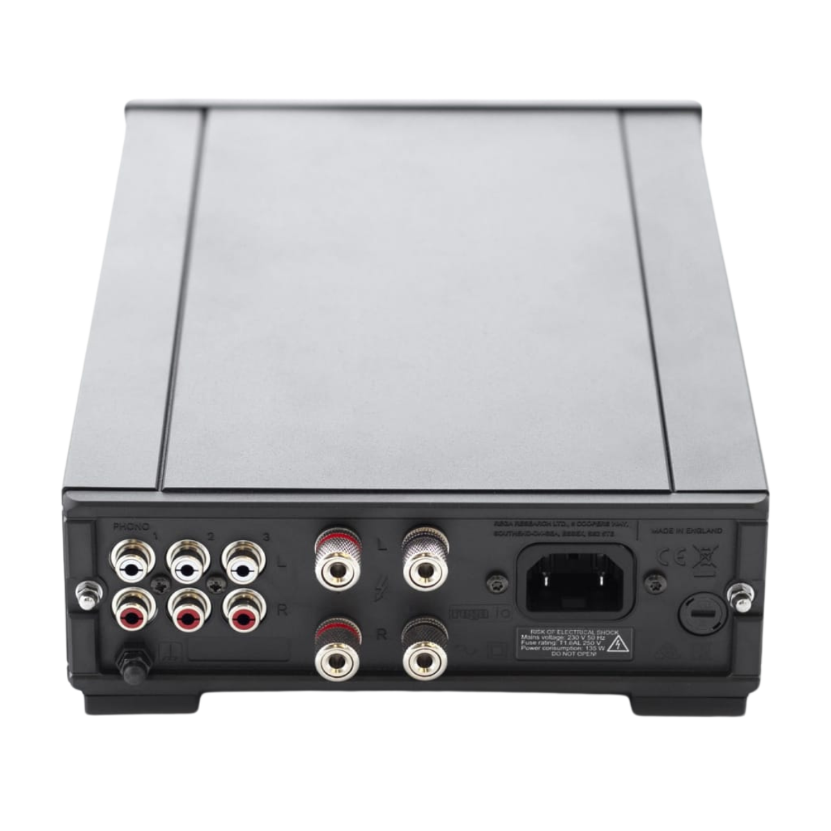 Rega io Integrated Amplifier rear inputs