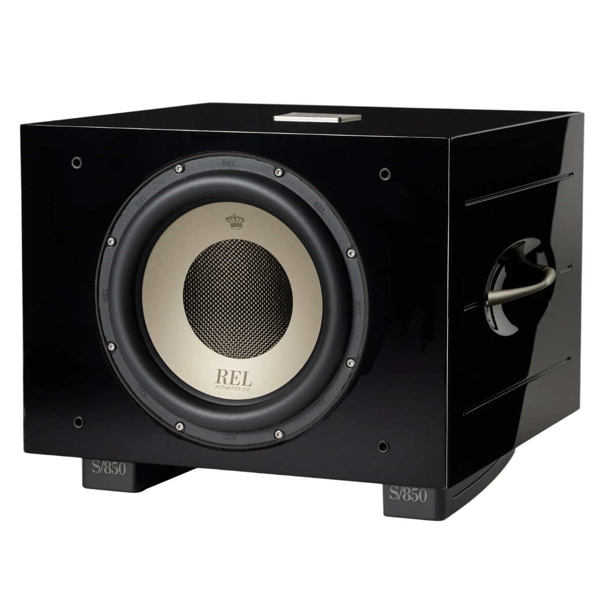 Rel S 850 Subwoofer Piano Black #colour_Piano Black