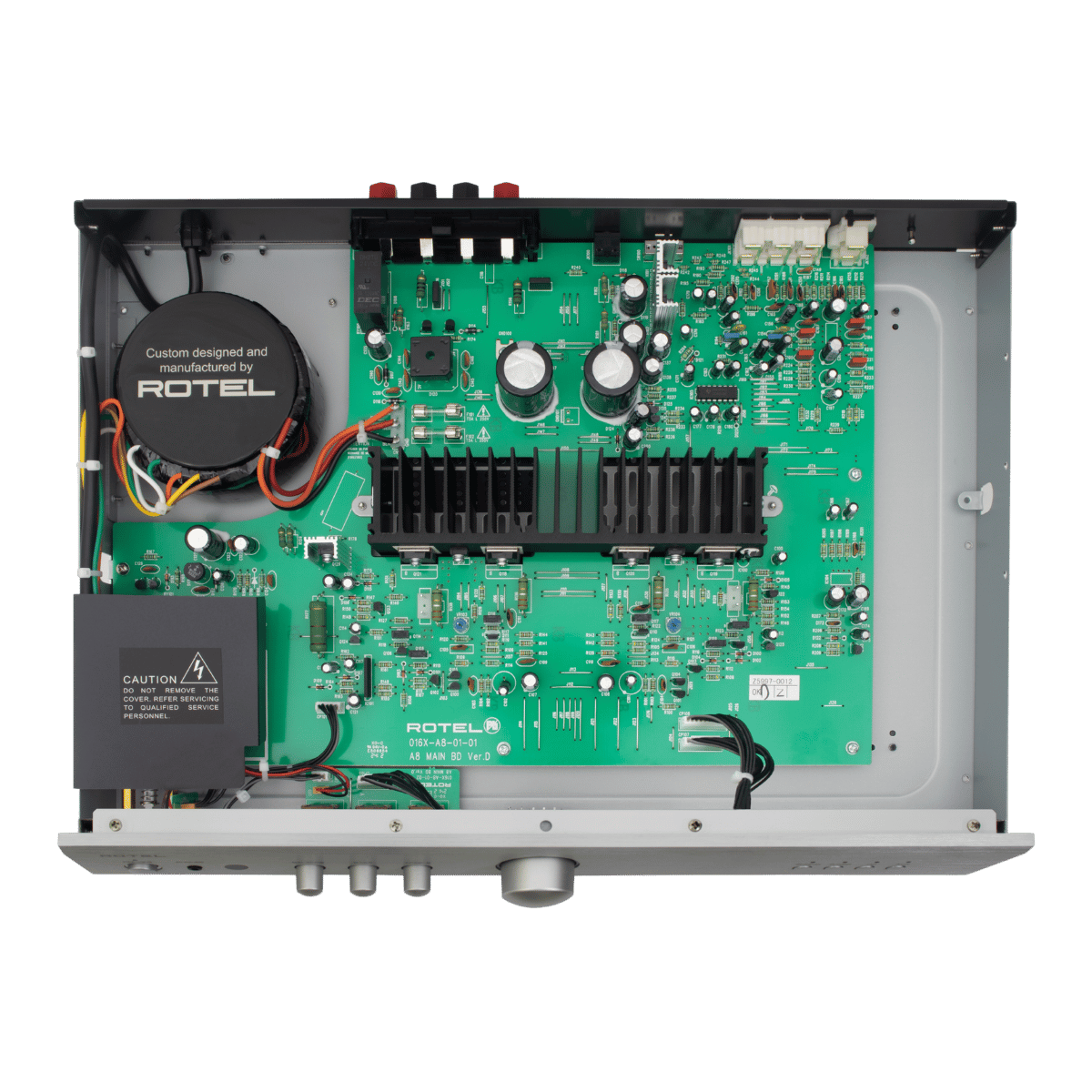 Rotel A8 Integrated Stereo Amplifier Internal