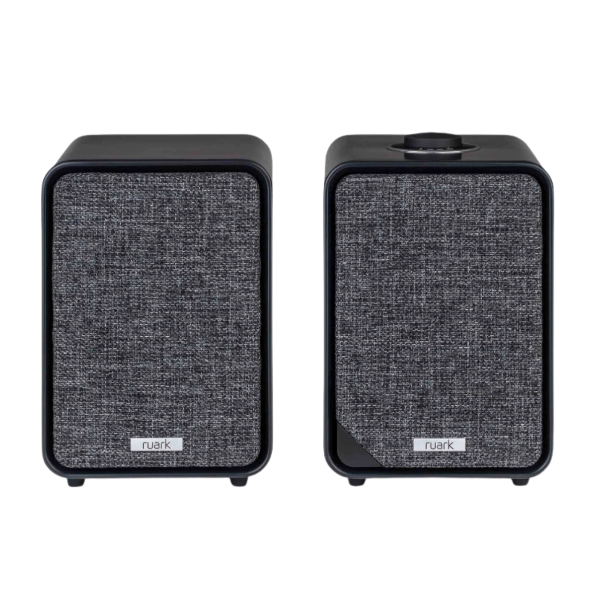 Ruark MR1 MK3 #colour_Satin Charcoal lacquer with slate grey fabric grille