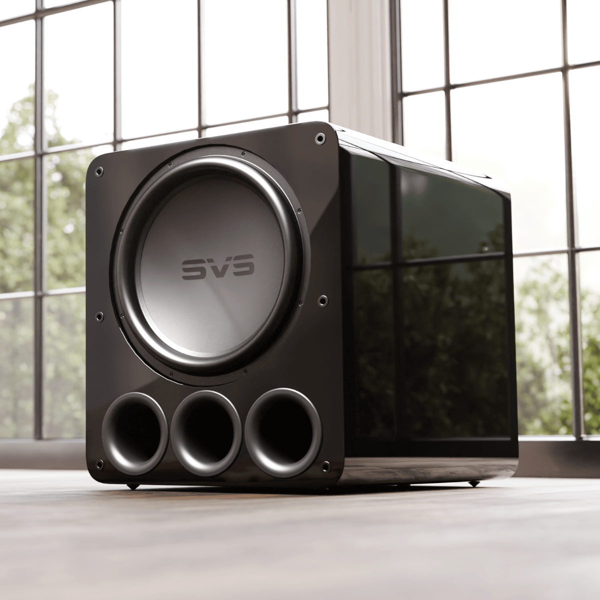 SVS PB17-Ultra R|Evolution Subwoofer Piano Gloss Black Life Style #colour_piano gloss black