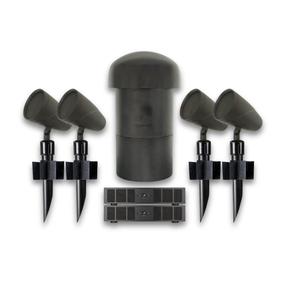 Sonance 4.1 Pack LS6T SAT + LS12T SUB Inc 2 x DSP 2-750 MKIII Amps – SLS | Sonance
