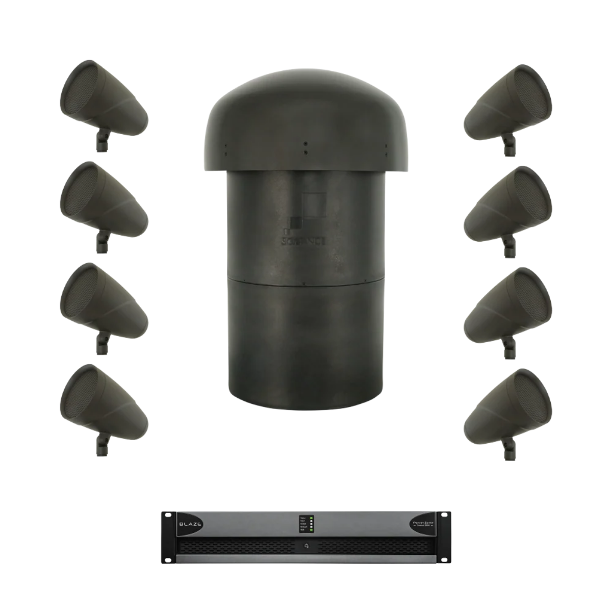 Sonance 8.1 Pack LS6T SAT + LS15T SUB Pack Inc PowerZone Connect 2004 Amp – SLS | Sonance