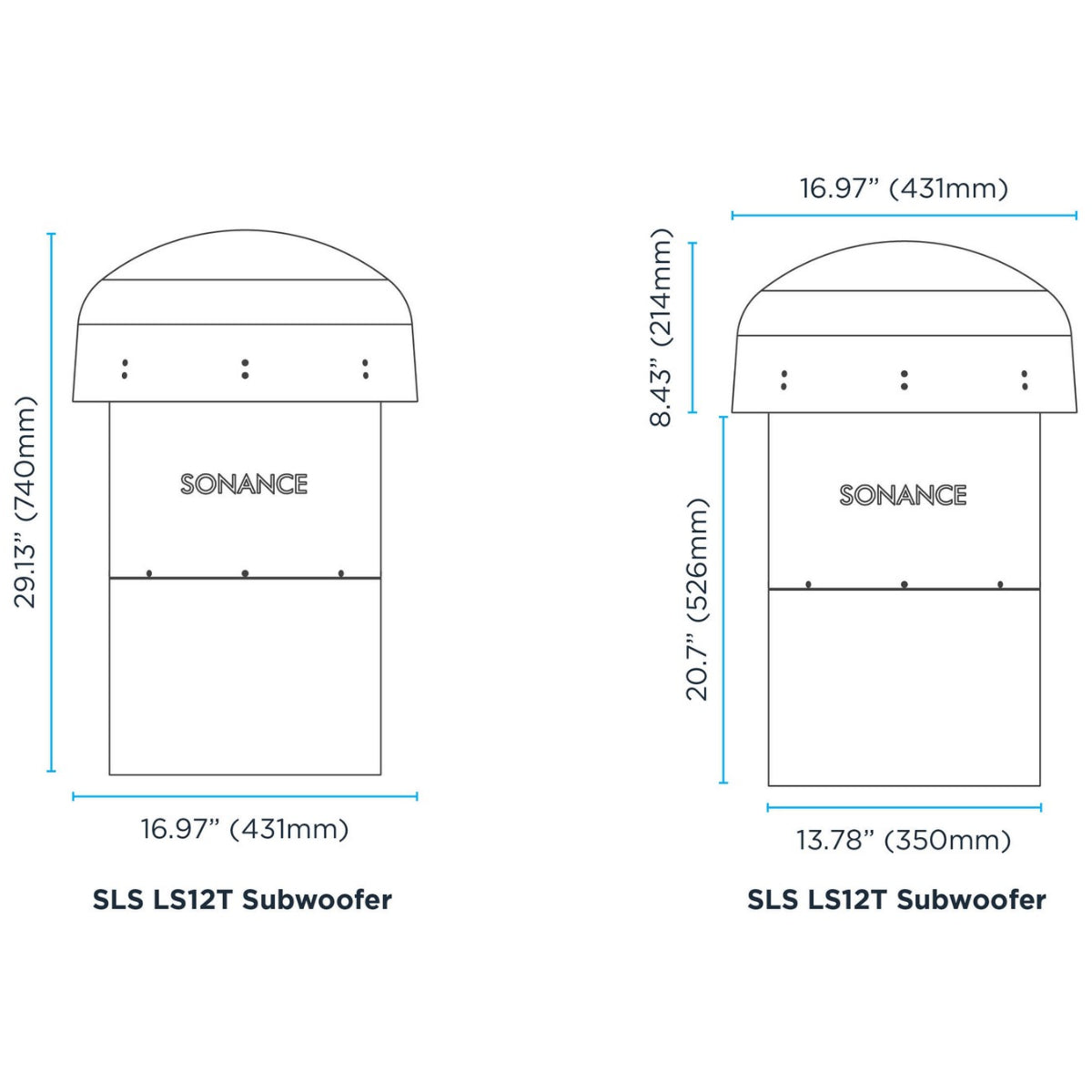 Sonance LS12T SUB 12" In-ground Subwoofer