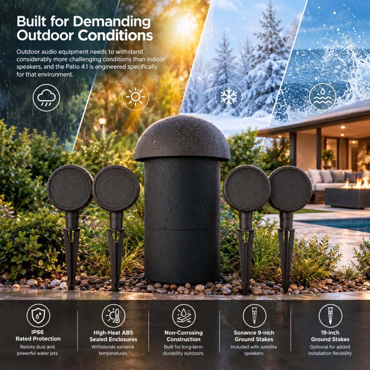 Sonance Patio Series outdoor 4.1 Pack