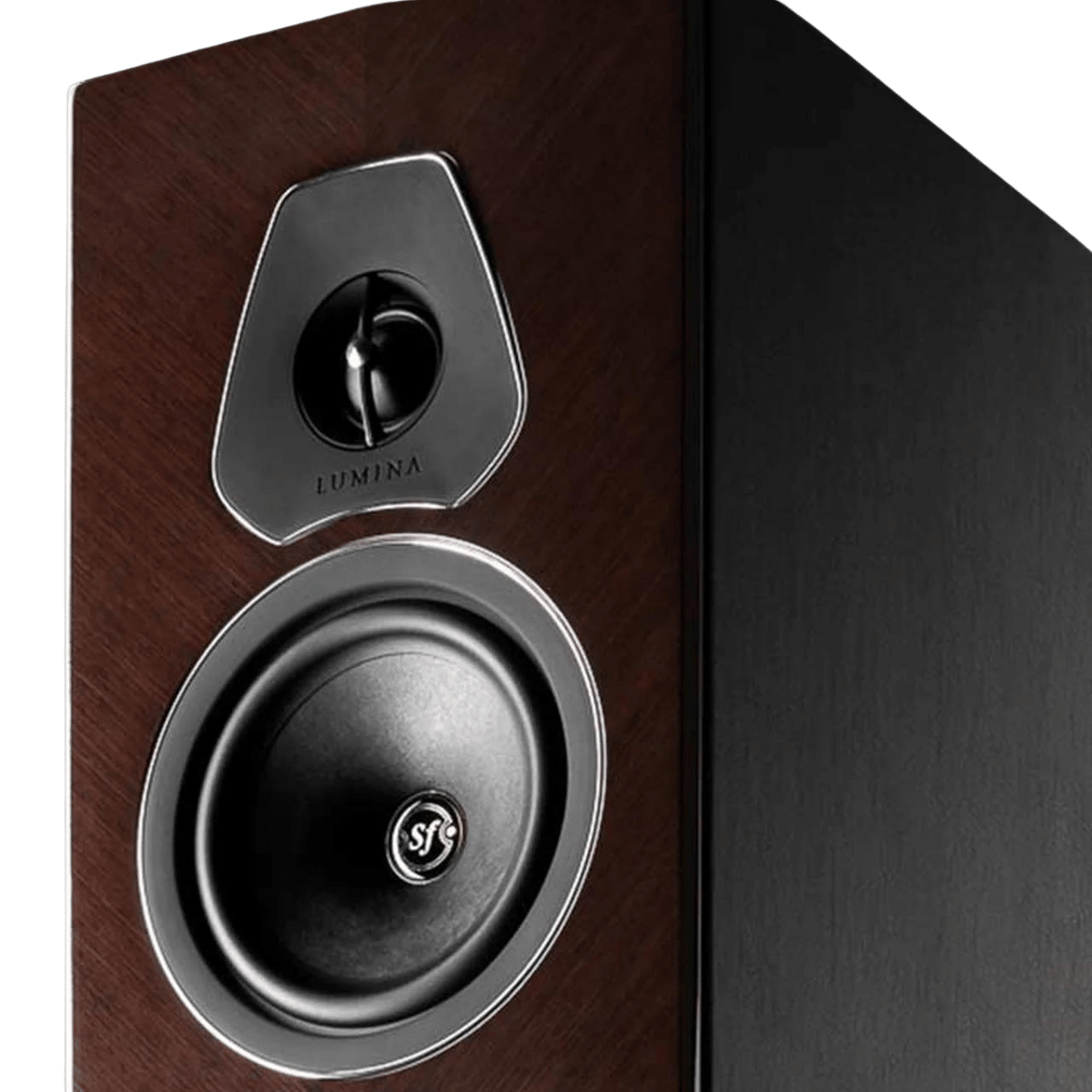 Sonus Faber Lumina V Amator Floorstanding Speakers #colour_wenge & black leather