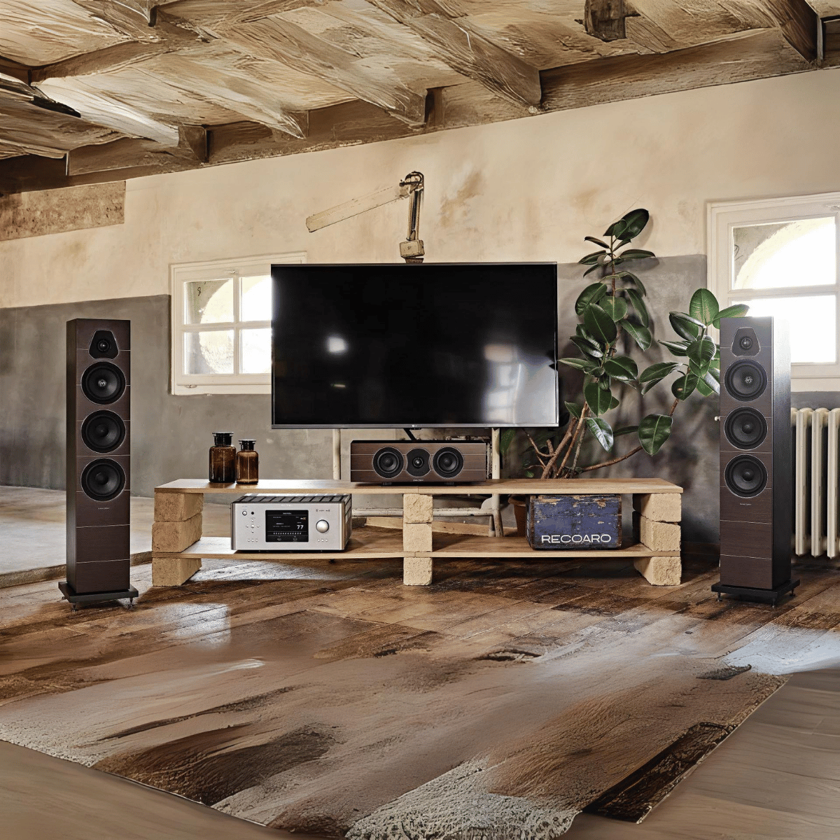 Sonus Faber Lumina V Floorstanding Speakers #colour_wenge