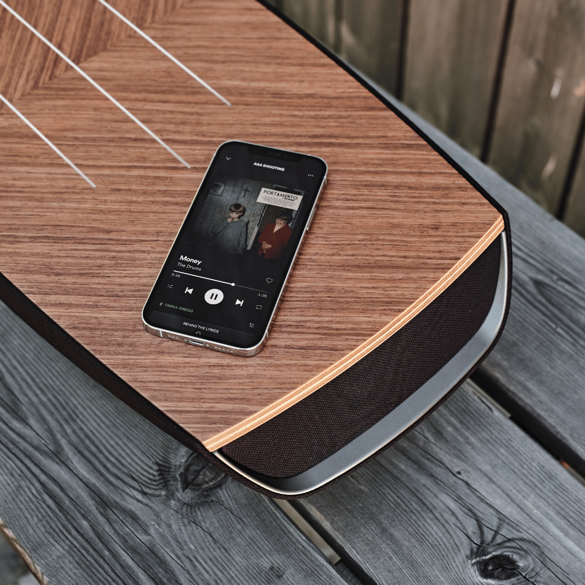 Sonus Faber Omnia Premium Wireless Speaker #colour_walnut