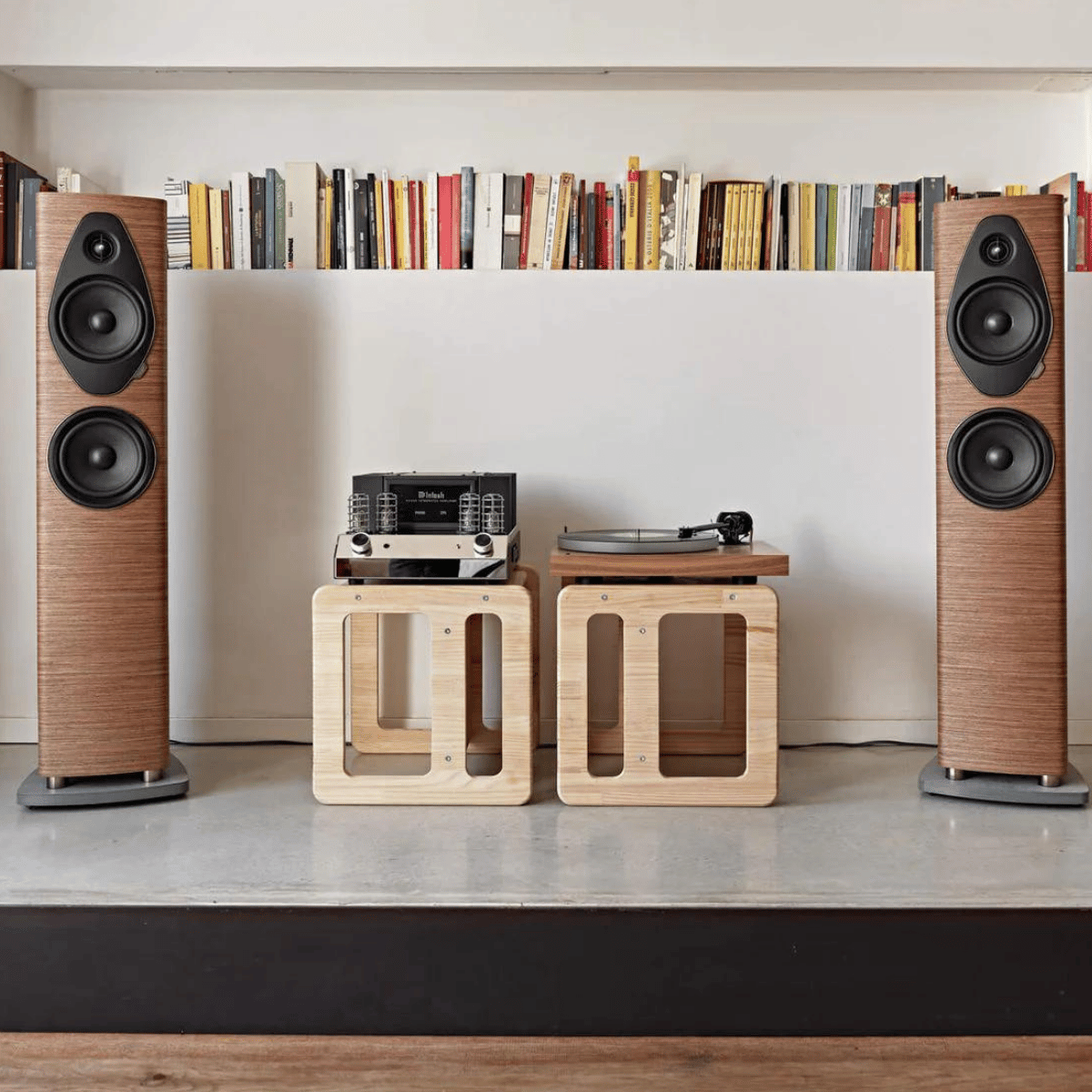 Sonus Faber Sonetto III G2 Floorstanding Speakers #colour_walnut