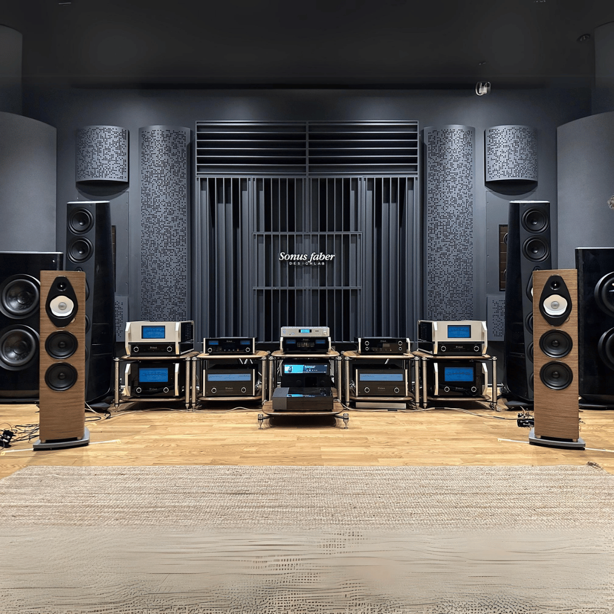 Sonus Faber Sonetto V G2 Floorstanding Speakers #colour_walnut