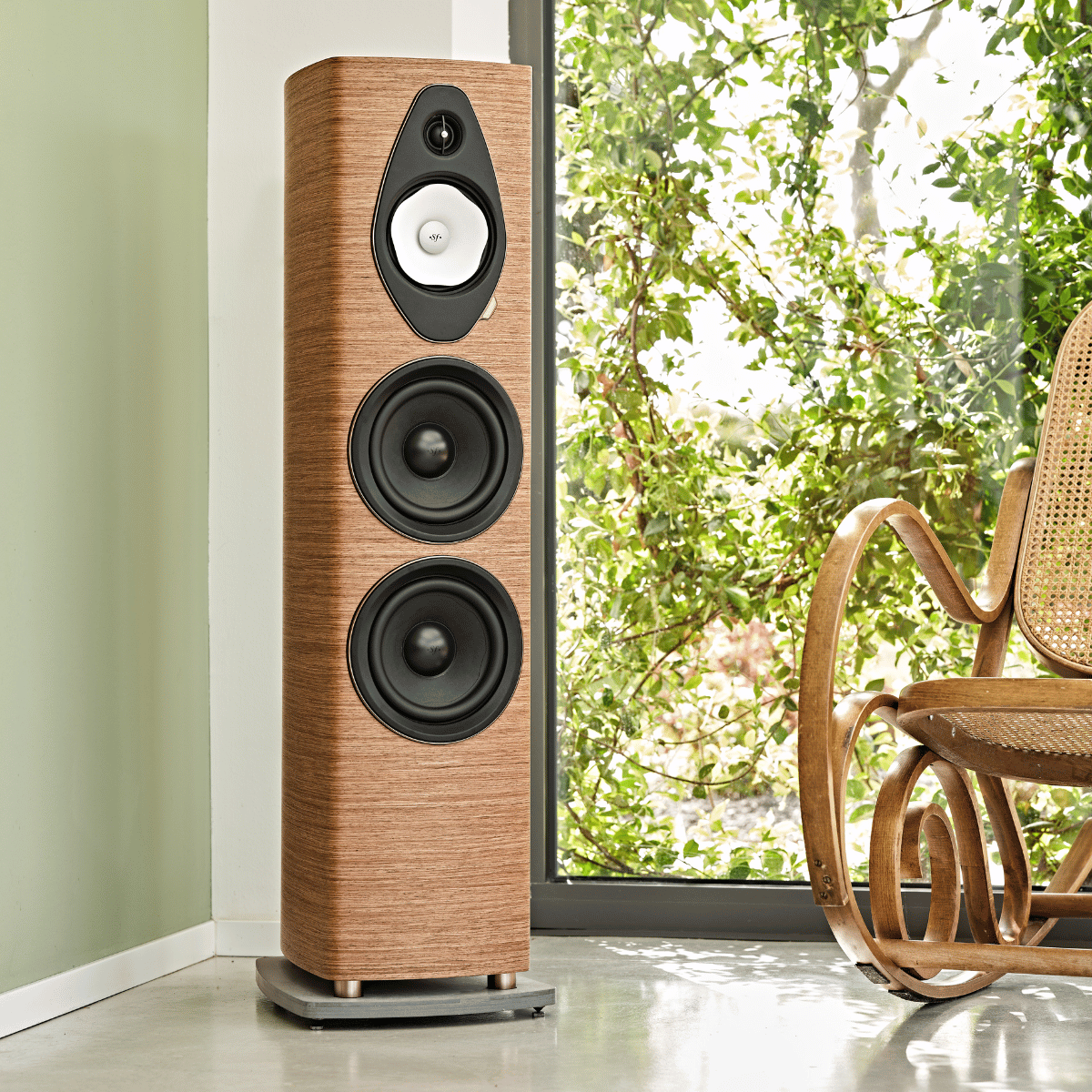 Sonus Faber Sonetto VIII G2 Floorstaning Speakers #colour_walnut