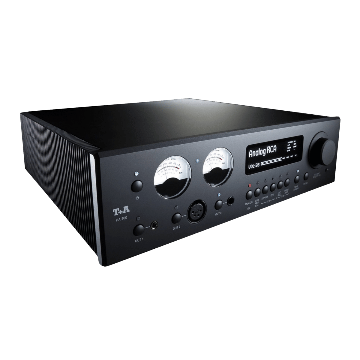 T+A Hi-Fi HA 200 Headphone Amplifier Black #colour_black
